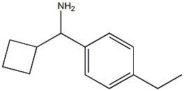 cyclobutyl(4-ethylphenyl)methanamine Struktur