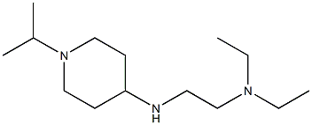 diethyl(2-{[1-(propan-2-yl)piperidin-4-yl]amino}ethyl)amine Struktur