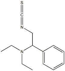 diethyl(2-isothiocyanato-1-phenylethyl)amine Struktur