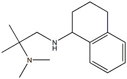 dimethyl[2-methyl-1-(1,2,3,4-tetrahydronaphthalen-1-ylamino)propan-2-yl]amine Struktur