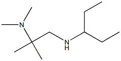 dimethyl[2-methyl-1-(pentan-3-ylamino)propan-2-yl]amine Struktur