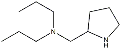 dipropyl(pyrrolidin-2-ylmethyl)amine Struktur