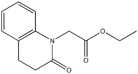 ethyl 2-(2-oxo-1,2,3,4-tetrahydroquinolin-1-yl)acetate Struktur