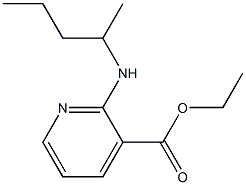 ethyl 2-(pentan-2-ylamino)pyridine-3-carboxylate Struktur