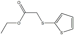 ethyl 2-(thiophen-2-ylsulfanyl)acetate Struktur