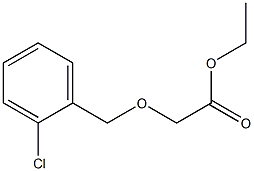 ethyl 2-[(2-chlorophenyl)methoxy]acetate Struktur