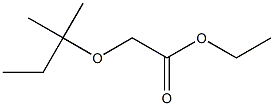 ethyl 2-[(2-methylbutan-2-yl)oxy]acetate Struktur