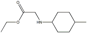 ethyl 2-[(4-methylcyclohexyl)amino]acetate Struktur