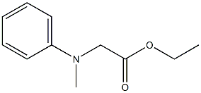 ethyl 2-[methyl(phenyl)amino]acetate Struktur