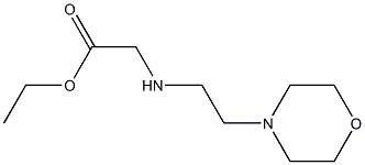 ethyl 2-{[2-(morpholin-4-yl)ethyl]amino}acetate Struktur