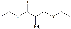 ethyl 2-amino-3-ethoxypropanoate Struktur