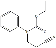 ethyl 2-cyanoethyl(phenyl)carbamate Struktur