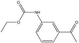 ethyl 3-acetylphenylcarbamate Struktur