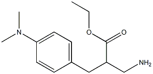 ethyl 3-amino-2-{[4-(dimethylamino)phenyl]methyl}propanoate Struktur