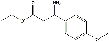 ethyl 3-amino-3-(4-methoxyphenyl)propanoate Struktur