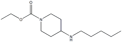 ethyl 4-(pentylamino)piperidine-1-carboxylate Struktur