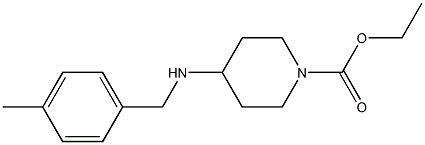 ethyl 4-{[(4-methylphenyl)methyl]amino}piperidine-1-carboxylate Struktur