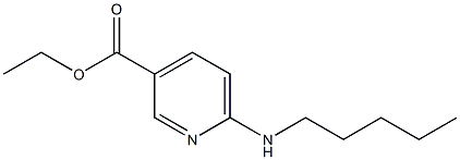 ethyl 6-(pentylamino)pyridine-3-carboxylate Struktur