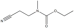 ethyl N-(2-cyanoethyl)-N-methylcarbamate Struktur