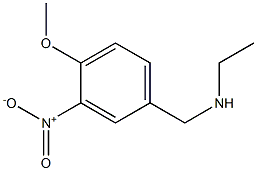 ethyl[(4-methoxy-3-nitrophenyl)methyl]amine Struktur