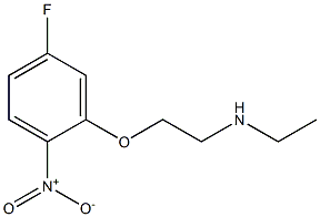 ethyl[2-(5-fluoro-2-nitrophenoxy)ethyl]amine Struktur