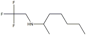 heptan-2-yl(2,2,2-trifluoroethyl)amine Struktur