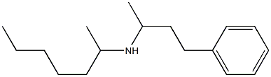 heptan-2-yl(4-phenylbutan-2-yl)amine Struktur