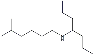 heptan-4-yl(6-methylheptan-2-yl)amine Struktur