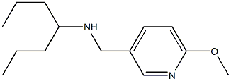 heptan-4-yl[(6-methoxypyridin-3-yl)methyl]amine Struktur