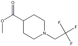 methyl 1-(2,2,2-trifluoroethyl)piperidine-4-carboxylate Struktur