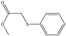 methyl 2-(phenylsulfanyl)acetate Struktur