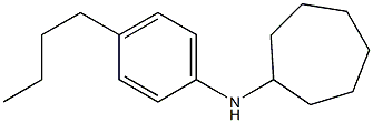 N-(4-butylphenyl)cycloheptanamine Struktur