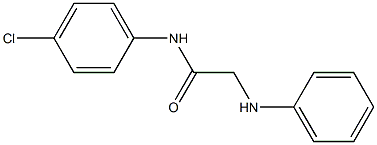 N-(4-chlorophenyl)-2-(phenylamino)acetamide Struktur