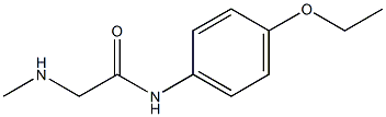 N-(4-ethoxyphenyl)-2-(methylamino)acetamide Struktur