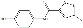 N-(4-hydroxyphenyl)-3-methyl-1,2-oxazole-5-carboxamide Struktur