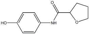 N-(4-hydroxyphenyl)oxolane-2-carboxamide Struktur