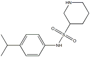 N-(4-isopropylphenyl)piperidine-3-sulfonamide Struktur