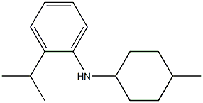 N-(4-methylcyclohexyl)-2-(propan-2-yl)aniline Struktur