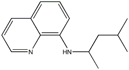 N-(4-methylpentan-2-yl)quinolin-8-amine Struktur