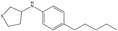 N-(4-pentylphenyl)thiolan-3-amine Struktur