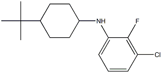 N-(4-tert-butylcyclohexyl)-3-chloro-2-fluoroaniline Struktur