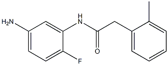 N-(5-amino-2-fluorophenyl)-2-(2-methylphenyl)acetamide Struktur