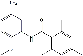 N-(5-amino-2-methoxyphenyl)-2,4,6-trimethylbenzamide Struktur