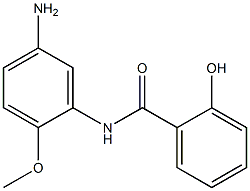 N-(5-amino-2-methoxyphenyl)-2-hydroxybenzamide Struktur