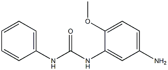 N-(5-amino-2-methoxyphenyl)-N'-phenylurea Struktur