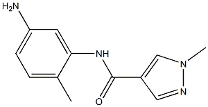 N-(5-amino-2-methylphenyl)-1-methyl-1H-pyrazole-4-carboxamide Struktur