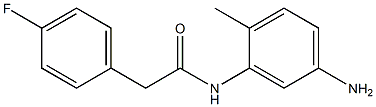 N-(5-amino-2-methylphenyl)-2-(4-fluorophenyl)acetamide Struktur