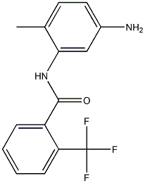 N-(5-amino-2-methylphenyl)-2-(trifluoromethyl)benzamide Struktur