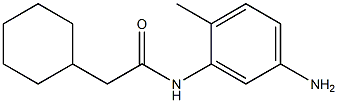 N-(5-amino-2-methylphenyl)-2-cyclohexylacetamide Struktur