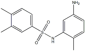 N-(5-amino-2-methylphenyl)-3,4-dimethylbenzene-1-sulfonamide Struktur